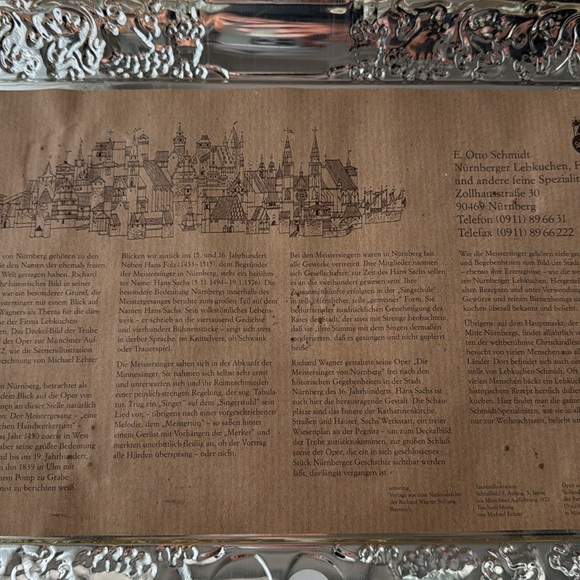 Vintage 1997 German Tin Box biscuit from E. OTTO SCHMIDT 1997 - Picture 7 of 7